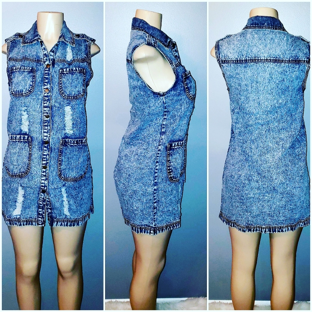 DENIM DRESS
